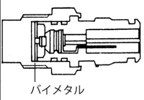 バイメタル式サーモスイッチ